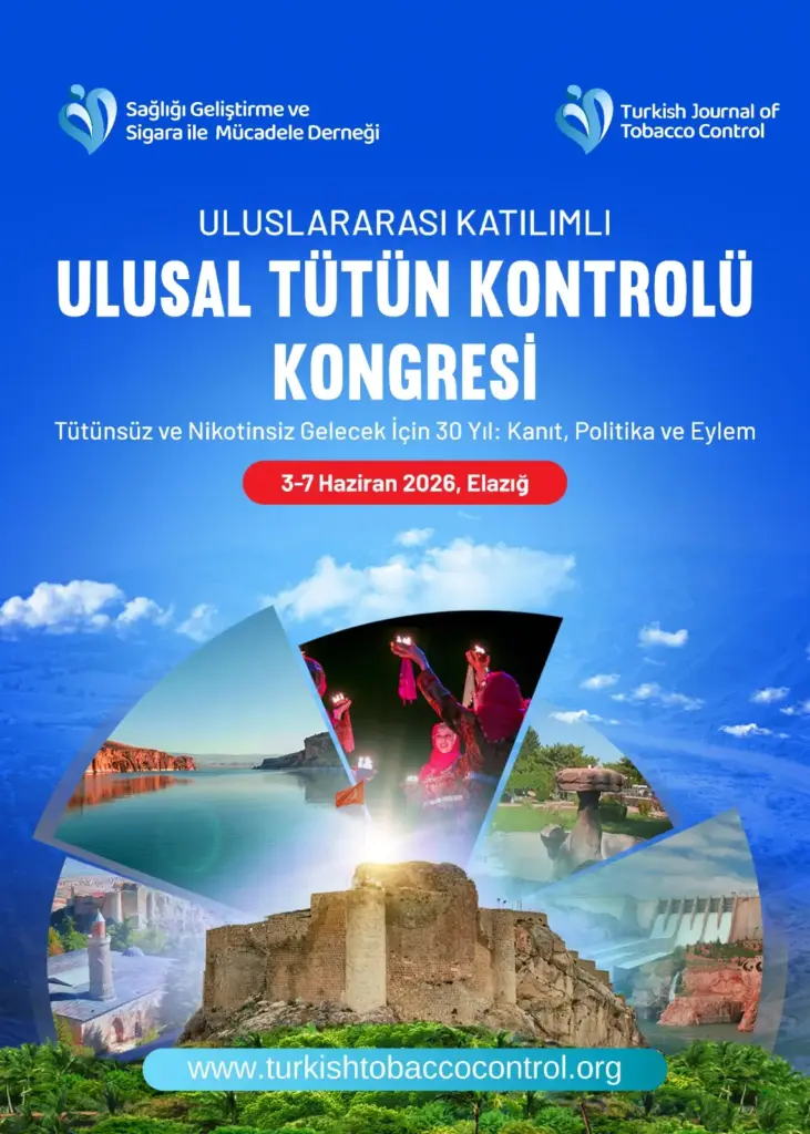 Uluslararası Katılımlı Ulusal Tütün Kontrolü Kongresi afiş